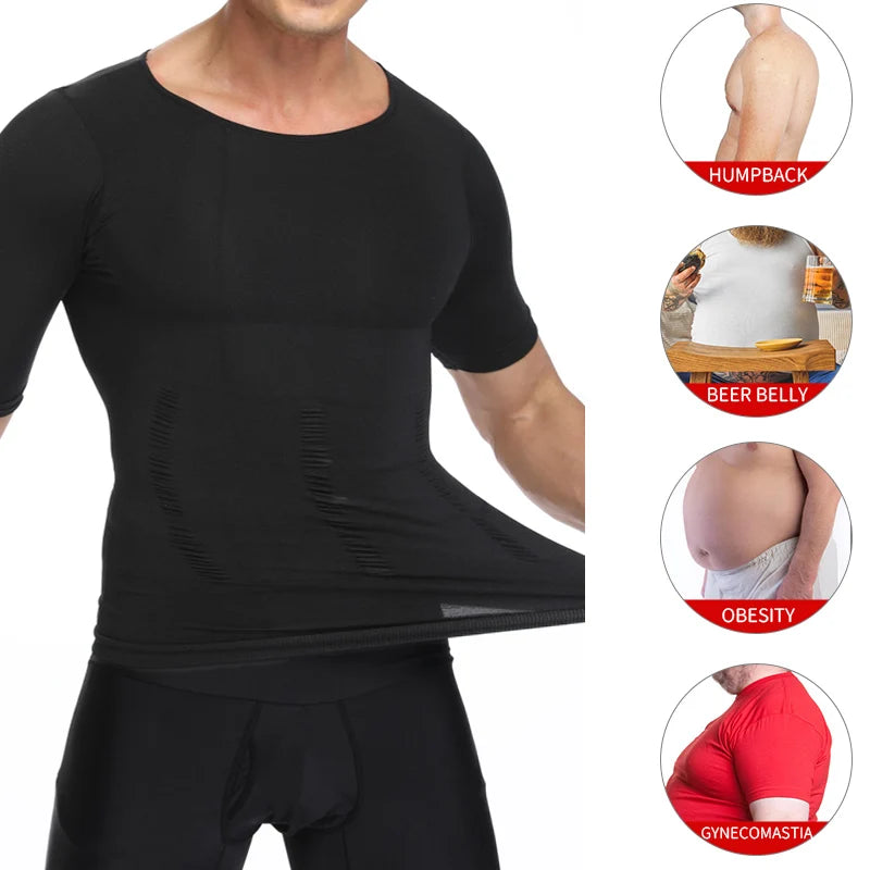 Men Slimming Body Shaper Belly Control Shapewear Man Shapers Modeling Underwear Waist Trainer Corrective Posture Vest Corset