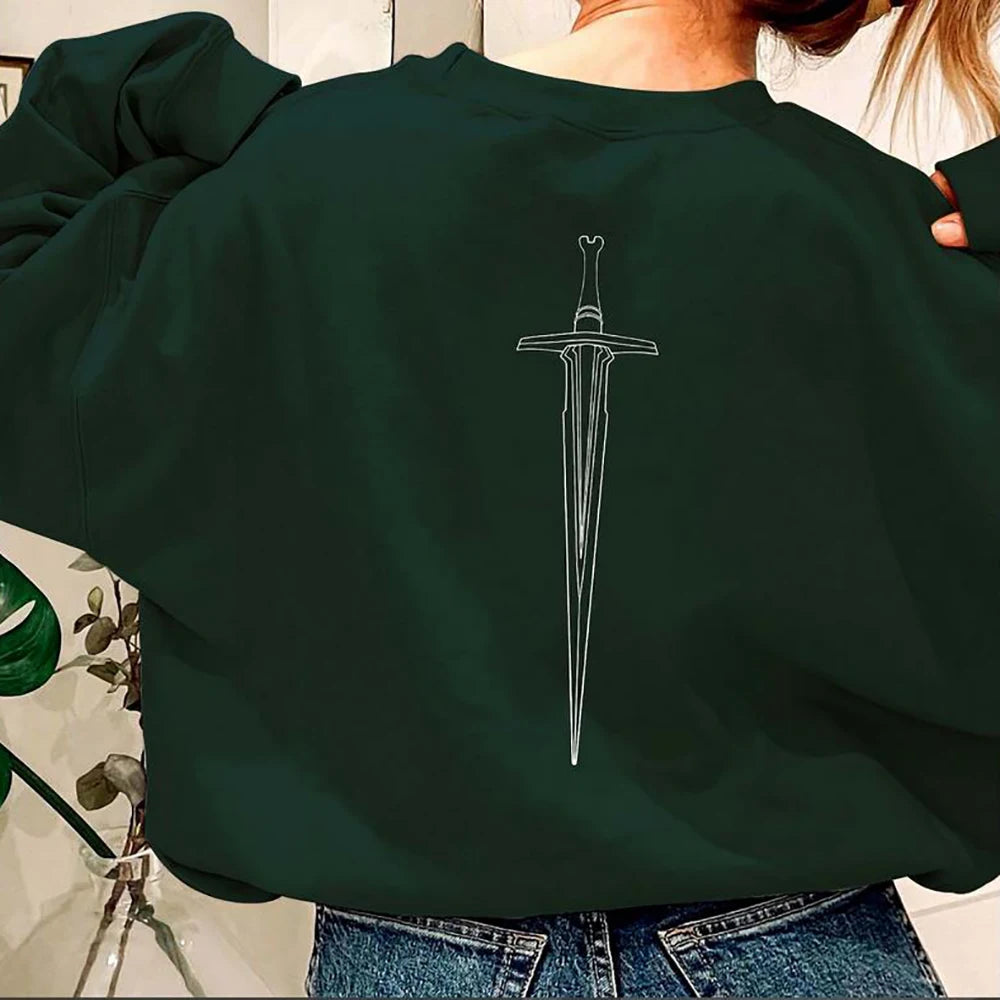 Love Is A Dagger Shirt Loki Retro Shirt Loki and Lady Loki Loki Dagger Shirt Autumn Winter Unisex Casual Couple Pullover Sweater